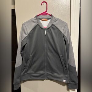 Cutter & Buck Heather Gray Zip-Up Jacket